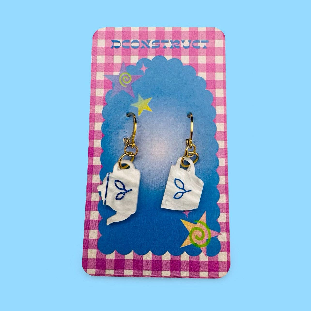 Tea Set Charm Earring Set