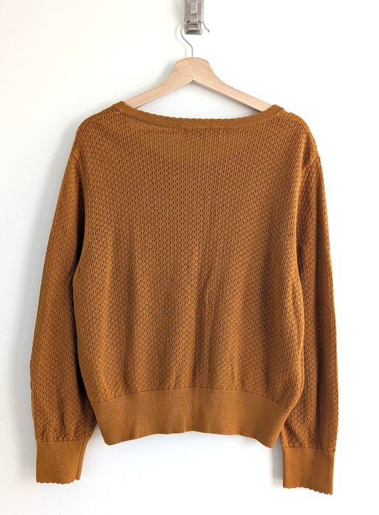 Mustard Long Sleeve Cardigan