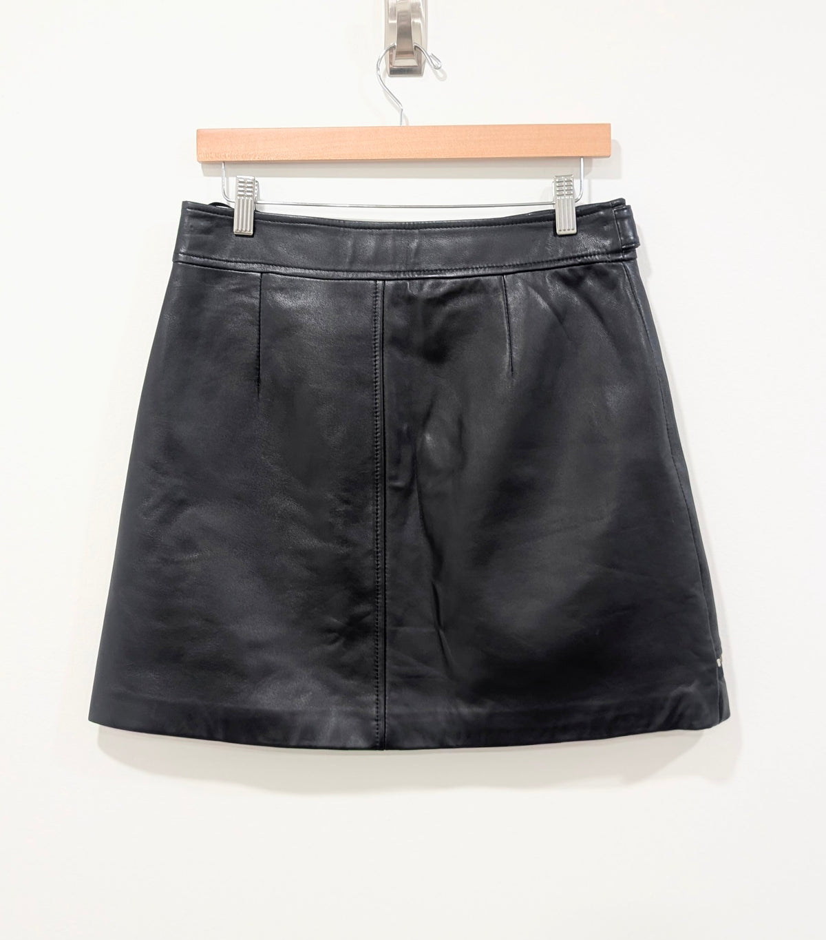 Black Leather Skirt (Medium)