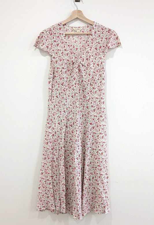 Short Sleeve Floral Dress
