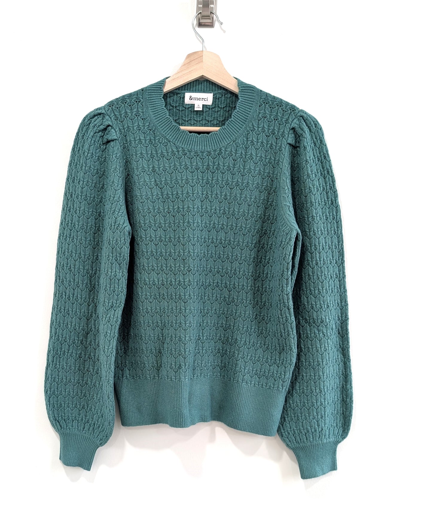 Long Sleeve Green Sweater