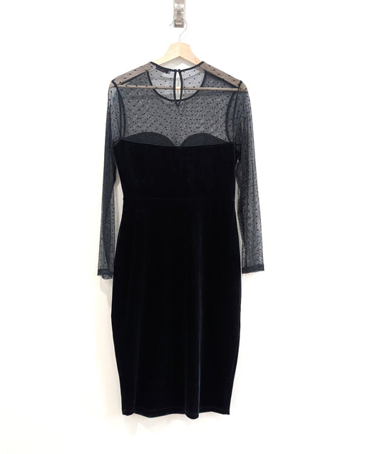 Dark Green Velvet Sheath Dress