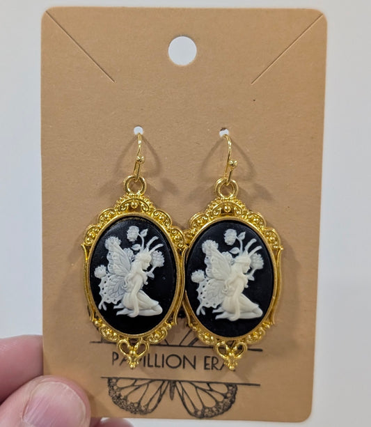 Fairy Cameo Earrings