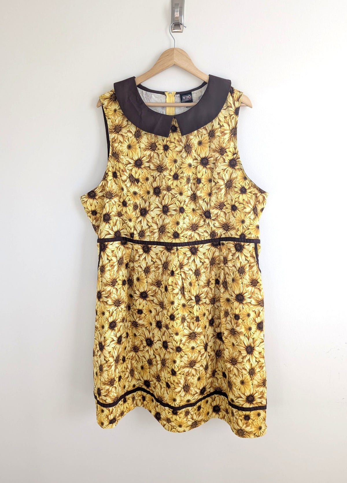 Sunflower Print Dress (4X)
