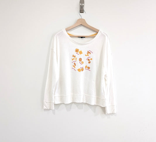 Pasta Types Graphic Sweatshirt