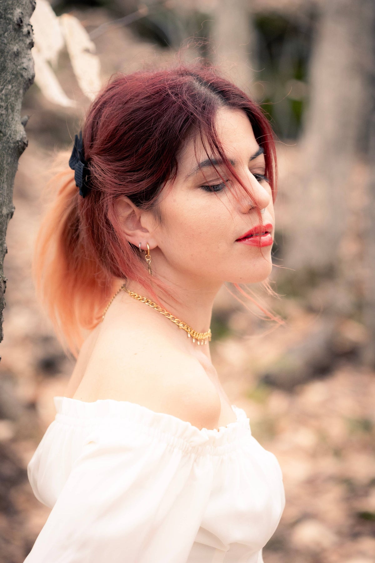 APHRODITE | Chainmail Gold Earrings