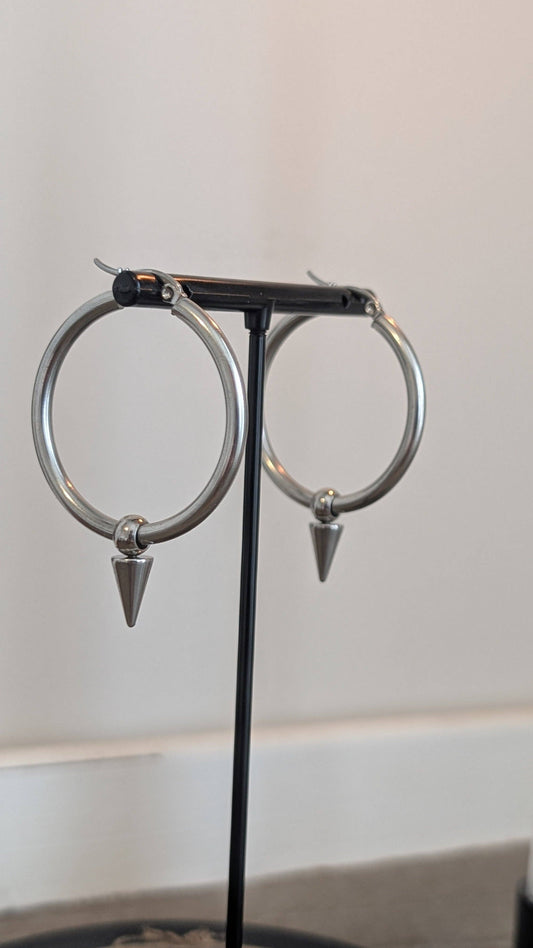CENTAUR | Chainmail Spike Earrings