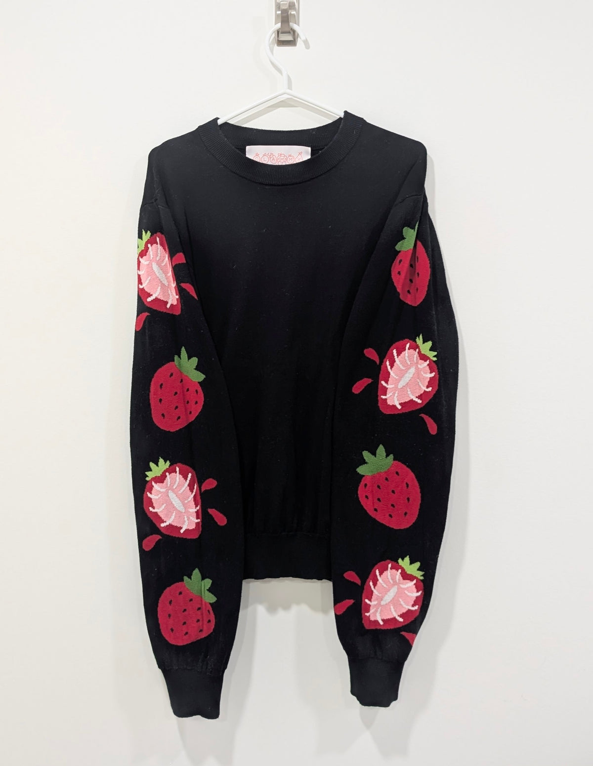 Strawberry Sleeves Sweater (1X)