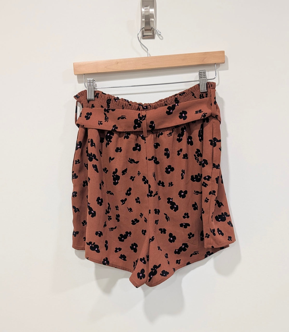 Floral Tie Shorts (Medium)